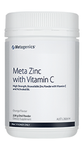Thumbnail for Meta Zinc with Vitamin C Orange flavour 228 g oral powder