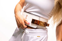 Thumbnail for AMELIA ROSE WHITE WEIGHTLIFTING BELT (EMILY)